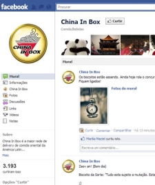 China in Box Cria Competio de Provrbios no Facebook