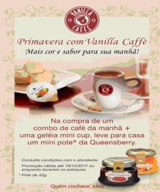 Vanilla Caff Realiza Promoo em Parceria Com a Queensberry