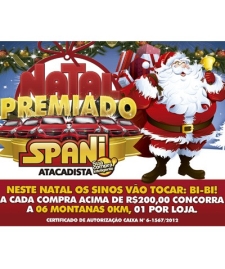 Spani Sorteia Carros Neste Natal