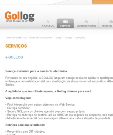 Gollog Lana Servio Com Foco no E-commerce