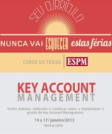 Curso Key Account Management da ESPM