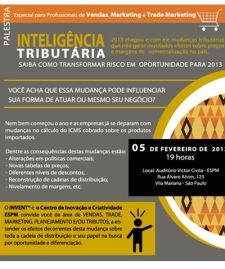 Palestra: Inteligncia Tributria para Vendas, Trade e Marketing