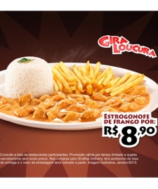 Estrogonofe em Promoo no Giraffas