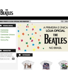 Loja Virtual Oficial dos Beatles Opera no Brasil