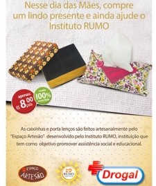 Presentes do Instituto Rumo Podem Ser Adquiridos na Rede Drogal