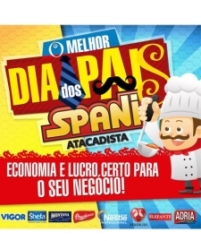 Spani Atacadista Prepara Aes Para o Dias dos Pais