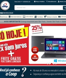 E-commerce da Coop Cresce Mais de 200%