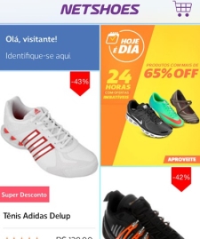 App da Netshoes Permite Realizar Compras