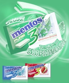 Mentos 3 camadas ganha novo sabor: Spearmint