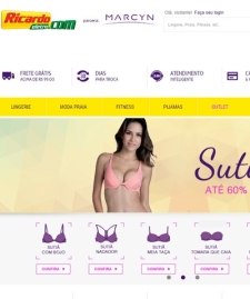 Ricardo Eletro Vende Lingeries em Site