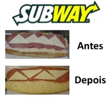 Subway Muda Preparo de Sanduches