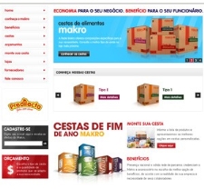 Makro Cria Site Exclusivo para Cestas Bsicas