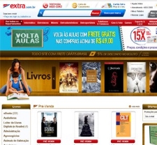 Extra.com.br Destaca Venda de Livros